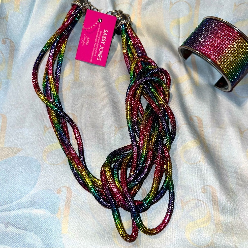 Necklace and matching cuff